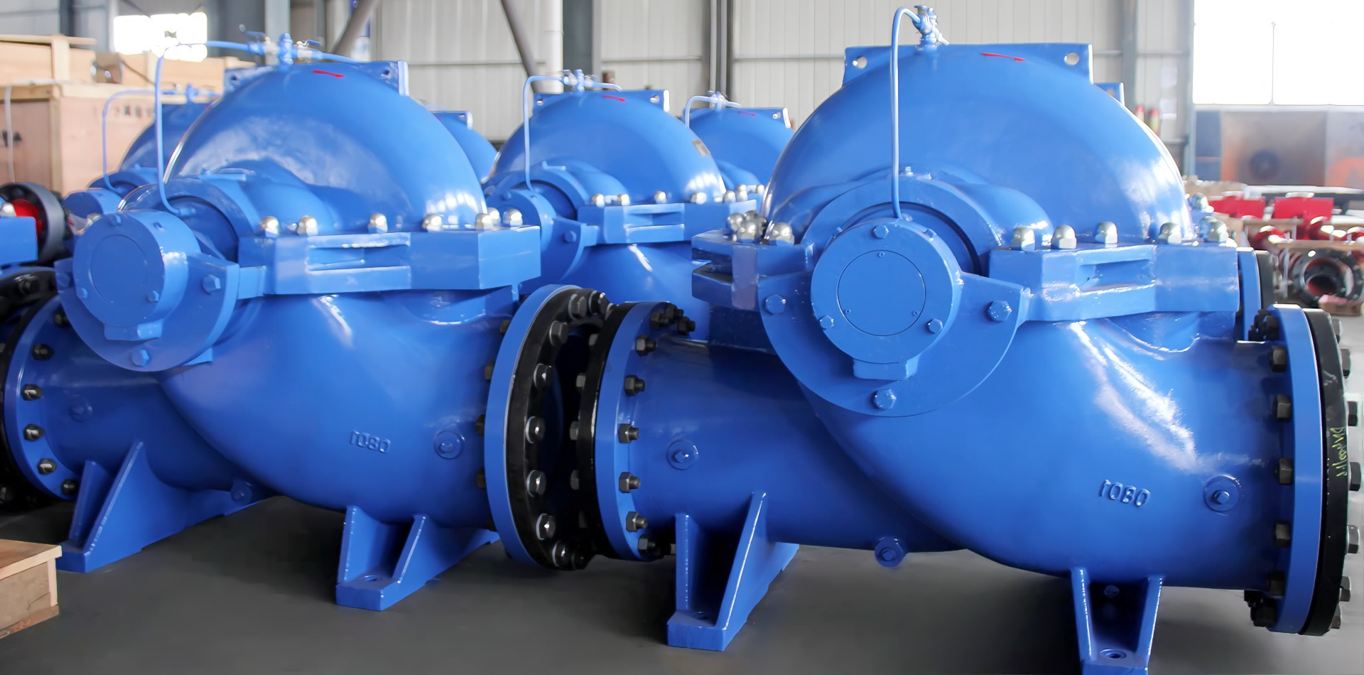 单级双吸中开式离心泵